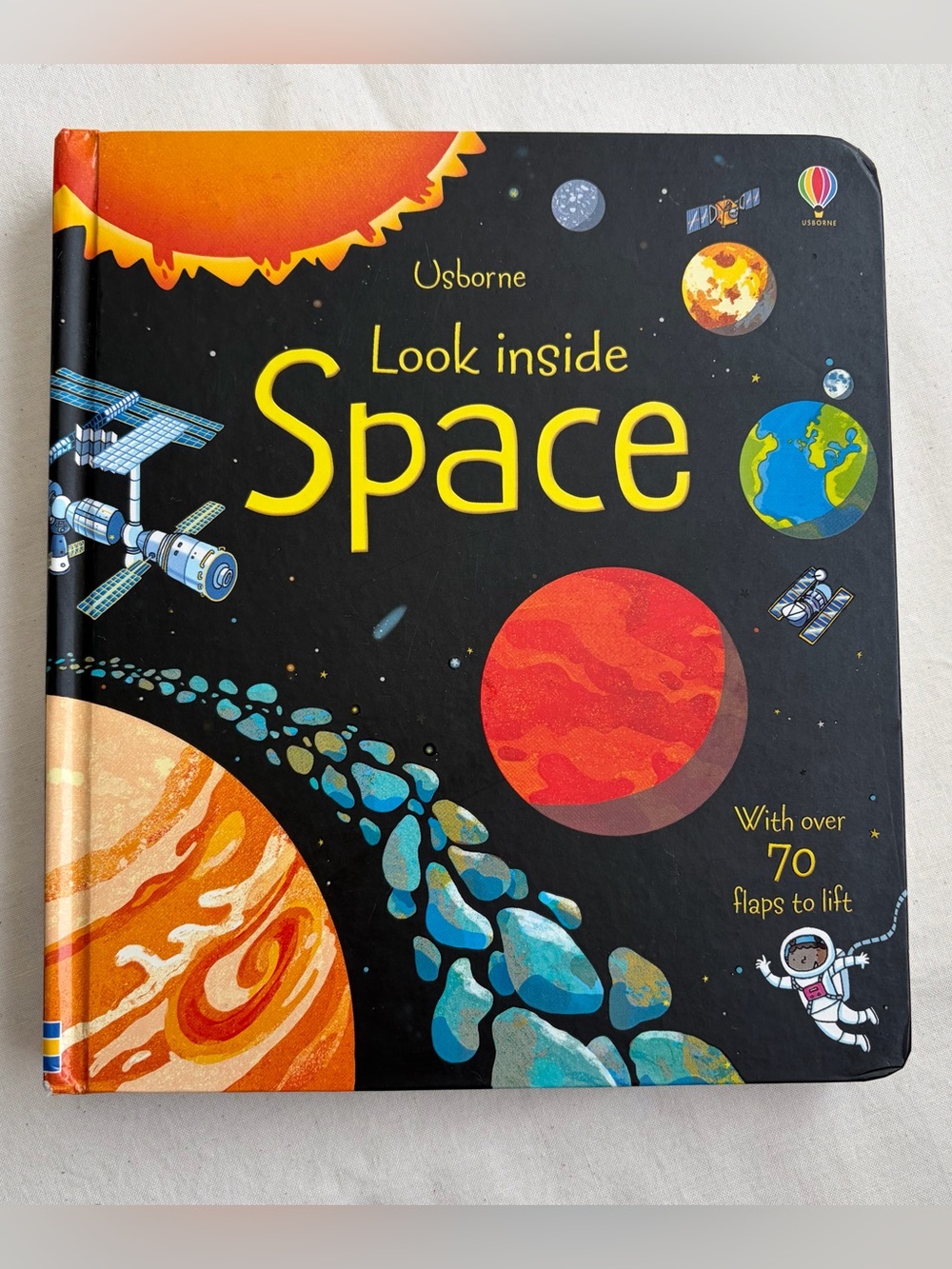 Usborne “Look Inside Space” Lift the Flap Kids Book